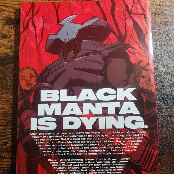 Black Manta TPB Graphic Novel DC Comics Trade Paperback Soft Cover Vilain evil - Picture 2 of 2